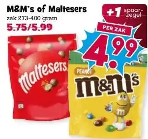 Boon`s Markt M&M's of Maltesers aanbieding