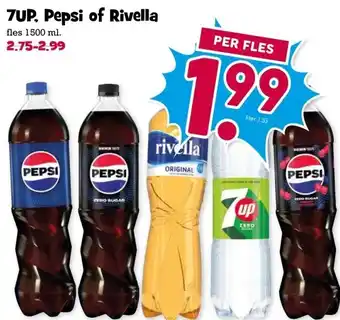 Boon`s Markt 7UP, Pepsi of Rivella aanbieding