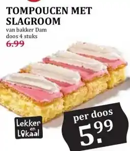 Boon`s Markt TOMPOUCEN MET SLAGROOM aanbieding