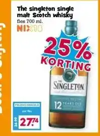Boon`s Markt The singleton single malt Scotch whisky aanbieding