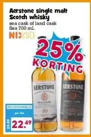 Boon`s Markt Aerstone single malt Scotch whisky aanbieding