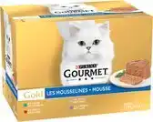 Bol.com Gourmet Gold Mousse Rund - Konijn - Kalfsvlees - Lam 24 x 85 gr aanbieding