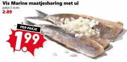 Coop Vis Marine maatjesharing met ui aanbieding
