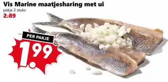 Coop Vis Marine maatjesharing met ui aanbieding