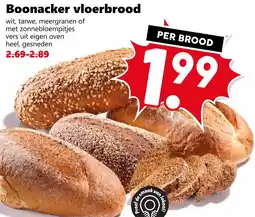 Coop Boonacker vloerbrood aanbieding