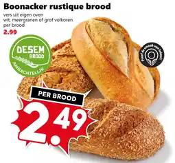 Coop Boonacker rustique brood aanbieding