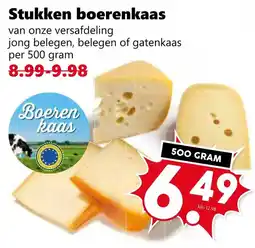 Coop Stukken boerenkaas aanbieding