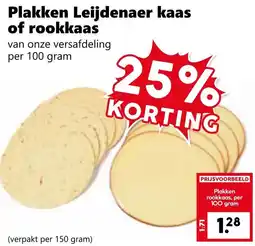 Coop Plakken Leijdenaer kaas of rookkaas aanbieding
