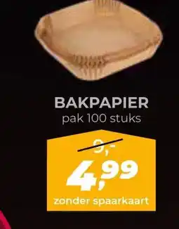 Coop Bakpapier aanbieding