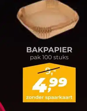 Coop Bakpapier aanbieding