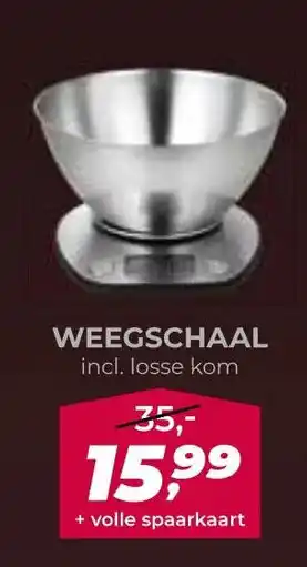 Coop Weegschaal aanbieding