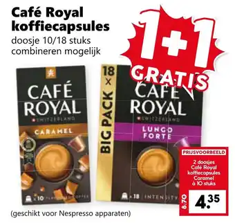 Coop Café Royal koffiecapsules aanbieding