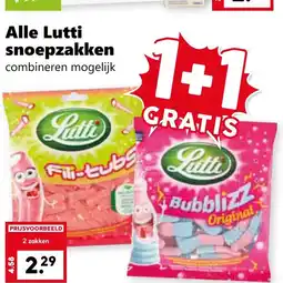 Coop Alle Lutti snoepzakken aanbieding
