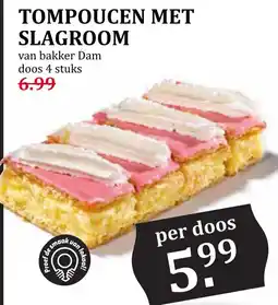 Coop Tompoucen Met Slagroom aanbieding