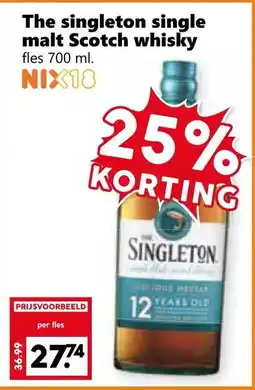 Coop The singleton single malt Scotch whisky aanbieding