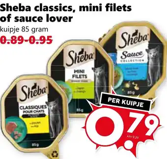 Coop Sheba classics, mini filets of sauce lover aanbieding