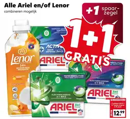 Coop Alle Ariel en/of Lenor aanbieding