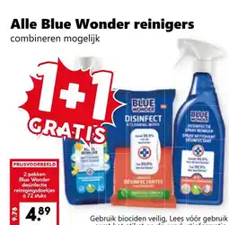 Coop Alle Blue Wonder reinigers aanbieding