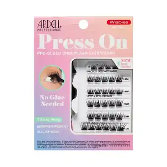 Douglas Ardell Press On Pre-glued Underlash Extensions Wispies Natural aanbieding