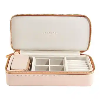 Douglas Stackers Large & Petite Travel Box Box Blush & Grey aanbieding
