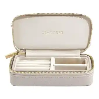 Douglas Stackers Mid-size Travel Box Taupe & Grey aanbieding