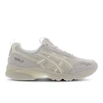 Foot Locker Asics GEL-1090 Sneakers Heren - Beige - Maat 45 - Textil, Leer aanbieding