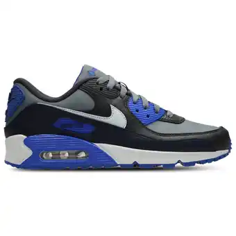 Foot Locker Nike Air Max 90 Sneakers Heren - Grijs - Maat 46 - Mesh/Synthetisch aanbieding