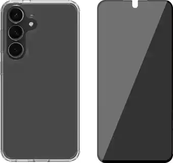 Coolblue BlueBuilt Protective Back Cover Samsung Galaxy S25 Transparant +Screenprotector Glas aanbieding