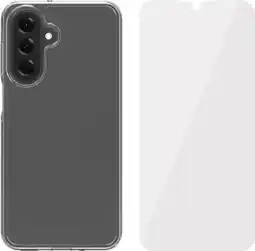 Coolblue BlueBuilt Protective Back Cover Samsung Galaxy A17 Transparant + Screenprotector Glas aanbieding