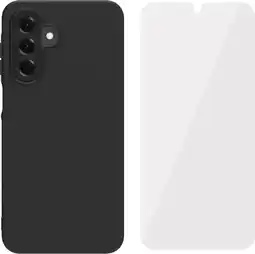 Coolblue BlueBuilt Samsung Galaxy A17 Back Cover Zwart + BlueBuilt Screenprotector Glas aanbieding