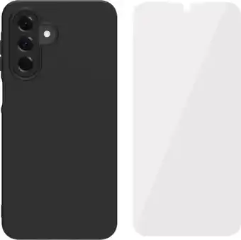 Coolblue BlueBuilt Samsung Galaxy A17 Back Cover Zwart + BlueBuilt Screenprotector Glas aanbieding