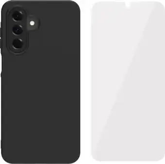 Coolblue BlueBuilt Samsung Galaxy A17 Back Cover Zwart + BlueBuilt Screenprotector Glas aanbieding