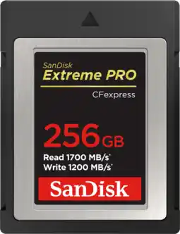 Coolblue SanDisk Extreme Pro 256GB CFexpress Type B aanbieding