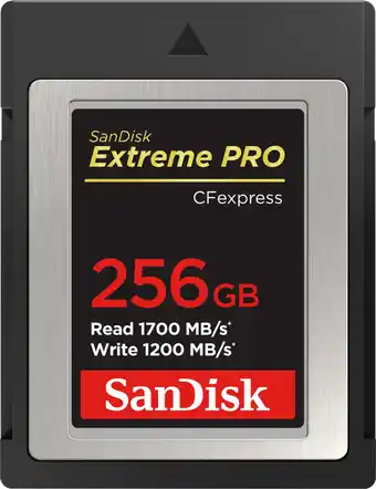 Coolblue SanDisk Extreme Pro 256GB CFexpress Type B aanbieding