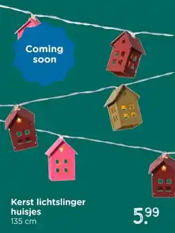 Xenos Kerst lichtslinger huisjes aanbieding