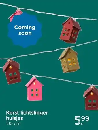 Xenos Kerst lichtslinger huisjes aanbieding