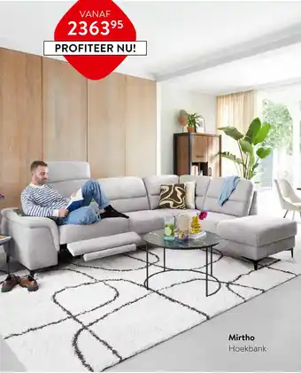 Profijt Meubel Mirtho Hoekbank aanbieding