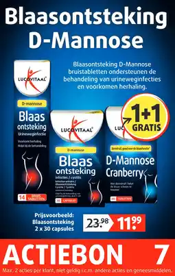 Lucovitaal Blaasontsteking D-Mannose aanbieding