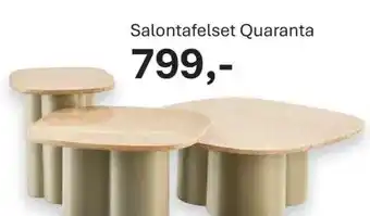 IN.HOUSE Salontafelset Quaranta aanbieding