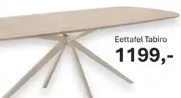 IN.HOUSE Eettafel Tabiro aanbieding