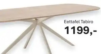 IN.HOUSE Eettafel Tabiro aanbieding