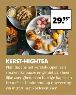 Intratuin Kerst hightea aanbieding