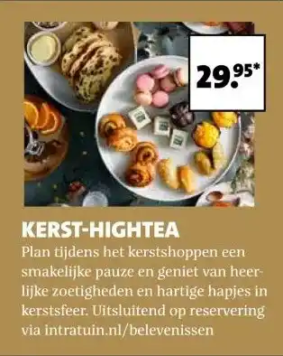 Intratuin Kerst hightea aanbieding