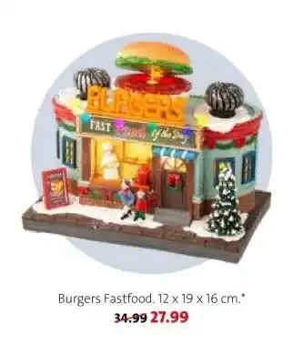 Intratuin Burgers Fastfood aanbieding