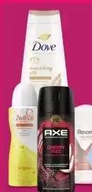 Etos Dove, Zwitsal, Axe en Rexona deodorant, bad en douche aanbieding