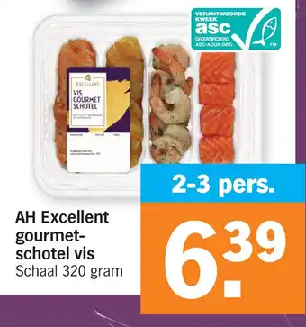 Albert Heijn AH Excellent gourmet- schotel vis aanbieding