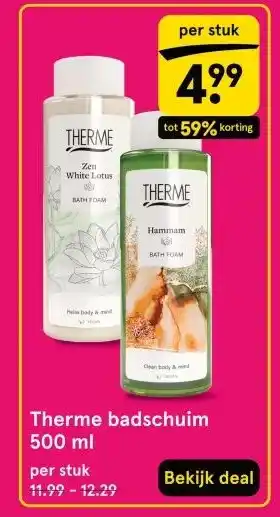 Etos Therme badschuim aanbieding