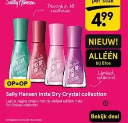Etos Sally Hansen Insta Dry Crystal collection aanbieding
