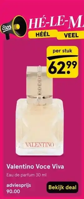 Etos Valentino Voce Viva aanbieding