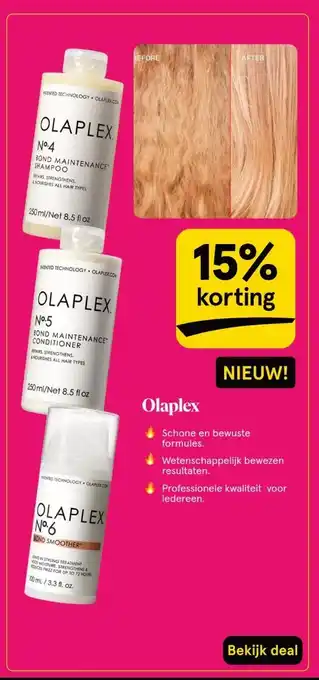 Etos Olaplex aanbieding